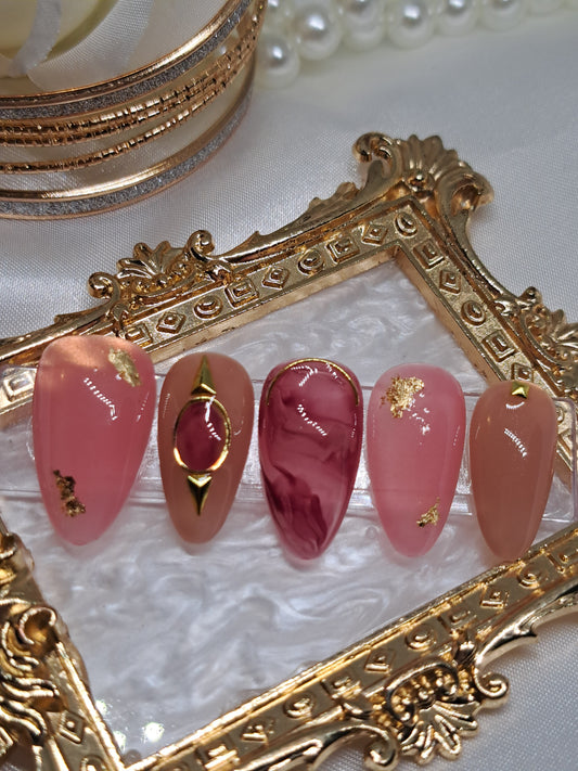 Blush Marble Luster