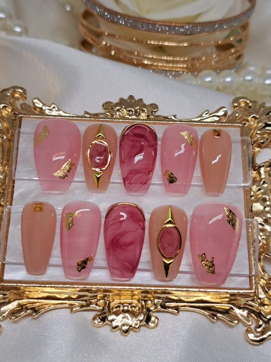 Blush Marble Luster